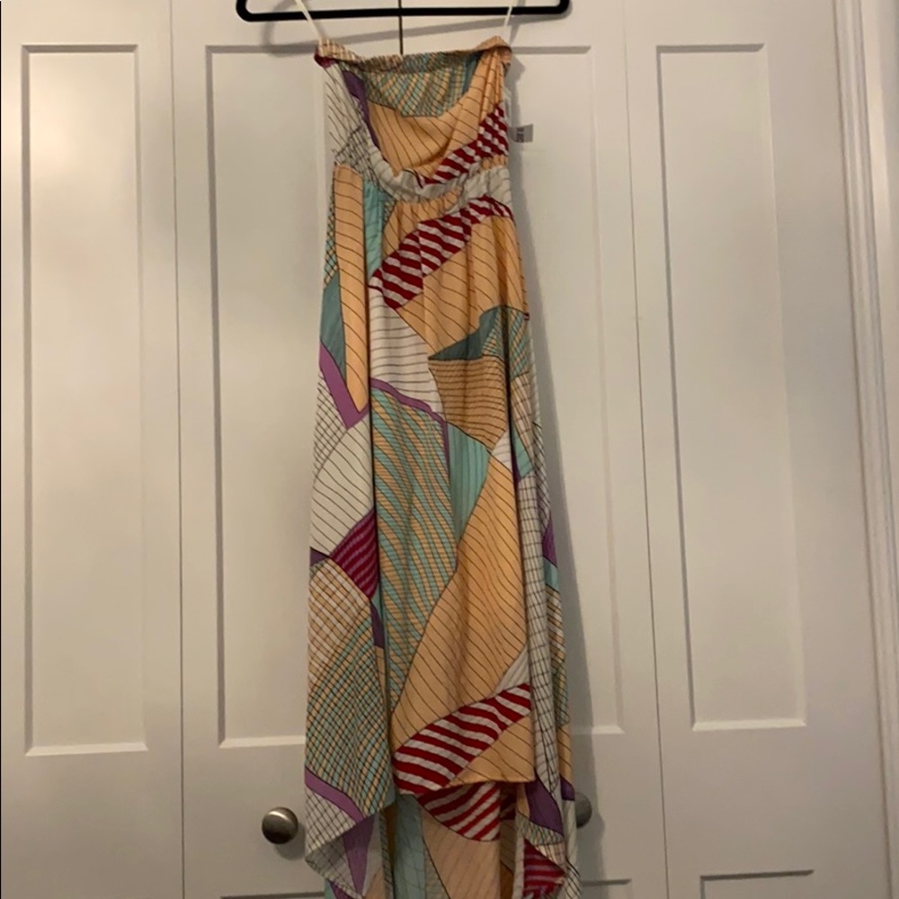 Bar iii Maxi Dress with geometric design